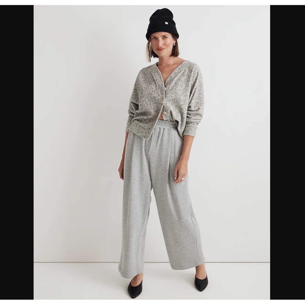 Madewell NEW NWT Womens XXS Gray Brushed Boucle Raglan Sleeve Cardigan Sweater